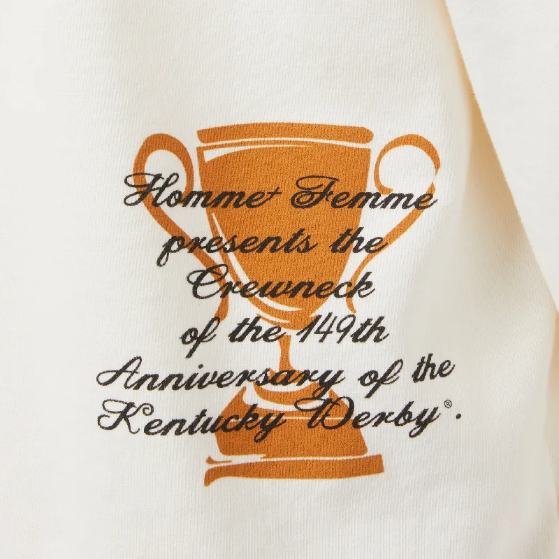 1875 Kentucky Derby Crewneck Cream